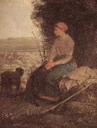 Jean Francois Millet, Sleeping Shepherdess